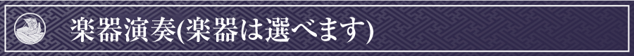 楽器演奏